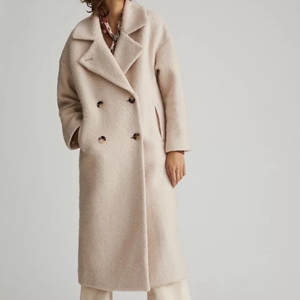 Boucle Cocoon Coat